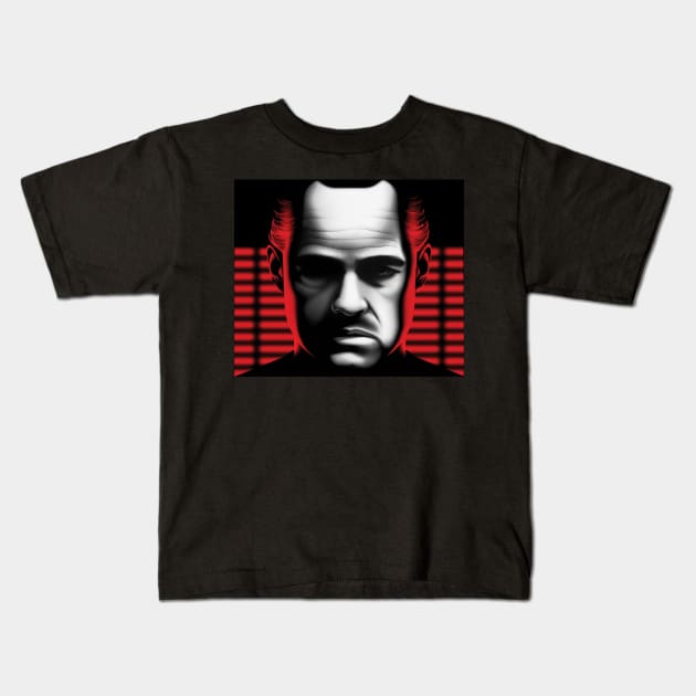 Vito Corleone - The Godfather Kids T-Shirt by BokeeLee